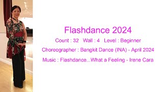 Flashdance 2024 Line Dance Teach amp Demo [upl. by Niala]