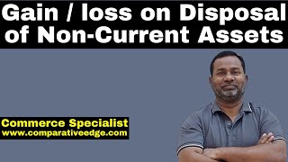 GainLoss on Disposal of NonCurrent Assets  Entry to record Disposal of NCA  Commerce Specialist [upl. by Langston]