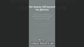 Sting and Maître Gims Reste  lyrics [upl. by Segalman]