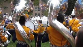 LSU Drumline and TubasEarthquake 9614 [upl. by Oicnerual]