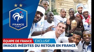 Images exclusives du retour des Bleus [upl. by Thurmond]