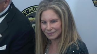 BARBRA STREISAND complains to photographers in award pressroom [upl. by Alaek]