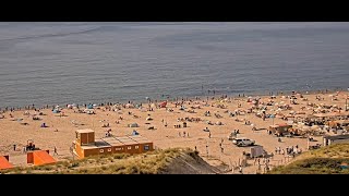 Impressie zomerse stranddag op Kijkduin beetje versneld [upl. by Krisha]