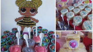 DOCES INSPIRADOS PARA A FESTA DA LOL SURPRISE  com custo e rendimento [upl. by Ande329]