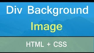 Set background image in div box using html and css  css div box container [upl. by Oisacin151]