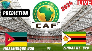 Mozambique vs Zimbabwe Live Stream COSAFA U20 Africa Nations Cup 2025 Qualifiers Commentary Score [upl. by Merkle]