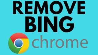 How to Fix Google Chrome Search Engine Changing to Bing  Remove Bing Search [upl. by Sirrap]