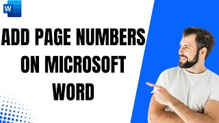 How to Add Page Numbers Starting from a Specific Page in Word [upl. by Vannie]