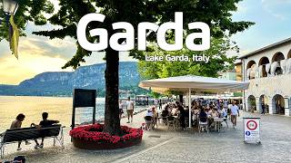 Garda Lake Garda  Walking Tour 4K Ultra HD [upl. by Elrahc630]