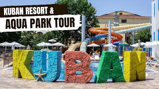 Kuban Resort and Aqua Park Tour  Sunny Beach in Bulgaria [upl. by Nyliahs]