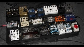 Boutique Pedalboard Looping  Monster Board  Pedaltrain Pro [upl. by Akinhoj]