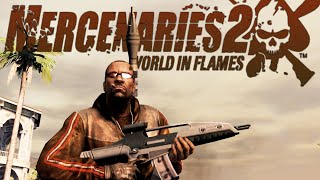 Mercenaries 2 World in Flames  All Weapons Showcase [upl. by Airdna]