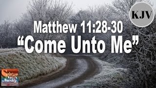 Matthew 112830 Song quotCome Unto Mequot  Esther Mui Scripture Worship with Lyrics [upl. by Pansir]