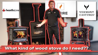 Cast Iron VS Steel VS Soapstone Wood burning stoves  Which one holds heat the longest [upl. by Drexler]