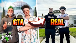 VISITAMOS TODOS OS LOCAIS DO GTA V na VIDA REAL 2 LUQUET4 [upl. by Eenahc943]