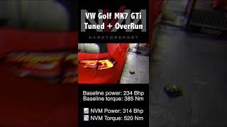 GOLF MK7 GTi Tuning with overrun [upl. by Krahmer]