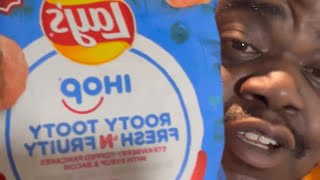 Lays Rooty Tooty Fresh N’ Fruity Potato Chip Review asmr tastetest foodie foodvideos comedy [upl. by Wren]