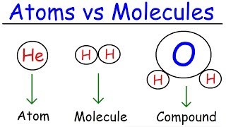 Elements Atoms Molecules Ions Ionic and Molecular Compounds Cations vs Anions Chemistry [upl. by Checani404]