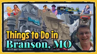 Things to Do in BRANSON MO Mountain Coasters The Track and Hollywood Wax Museum [upl. by Alekahs]