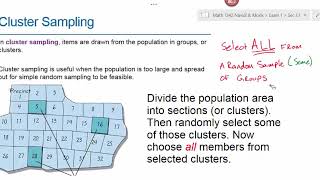 Math 1342 Navidi Sec 1 1 Sampling Lecture Video [upl. by Tima]