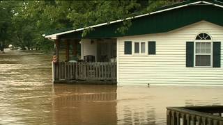 Gasconade overflows in Maries County [upl. by Nigel]