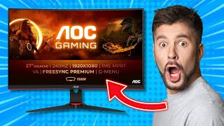 AOC C27G2ZEBK Test  VA 240Hz 05ms 1080p [upl. by Westleigh]