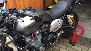 Yamaha XJR 1300 Akrapovic cold start [upl. by Kristina539]