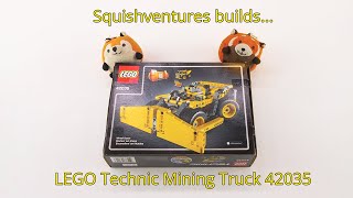 LEGO Technic Mining Truck 42035 stop motion build B model [upl. by Alben]