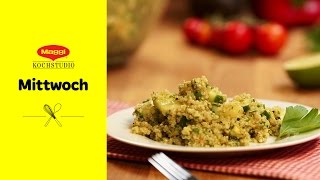 Grüner Quinoa Salat Rezept  MAGGI Mittwoch [upl. by Weylin]