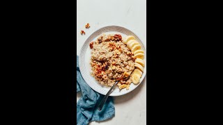 Instant Pot Steel Cut Oats Fast Creamy Perfect  Minimalist Baker Recipes [upl. by Franny25]