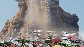 Dukono VOLCANO EXPLODES in Epic Eruption Indonesia in chaos halmahera volcano eruption 2024 [upl. by Surtimed726]