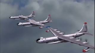 Secret project  3 Convair B36 Peacemaker bombers  large aerial refueling [upl. by Krug]