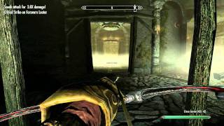 Skyrim Sneak Archer Gameplay Master Difficulty [upl. by Enrika]