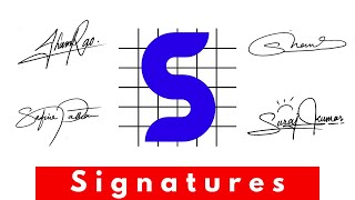 ✔️ S signature style  signature ideas for letter s  s name signatures [upl. by Leavelle]