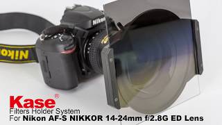 Kase Filters Holder System for Nikon 1424mm F28 Lens Kase K170 System [upl. by Ihsir210]