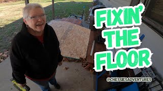 Fixing My Mobile Home Floor DIY [upl. by Leanora520]