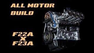 F22A Head F23A Block Build  All Motor High Compression ITBs  CB7 Build EP 12  92 Honda Accord [upl. by Pate478]