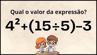 🔥 MATEMÁTICA BÁSICA  Qual o valor da expressão [upl. by Accisej684]