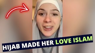 HIJAB MADE HER LOVE ISLAM SO SHE CONVERTED TO ISLAM [upl. by Adnil]