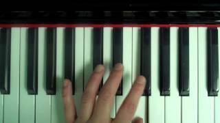 F Sharp G Flat Major Scale on piano [upl. by Nomar944]