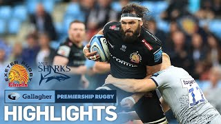 Exeter Chiefs v Sale Sharks  HIGHLIGHTS  World Class Performances  Gallagher Premiership [upl. by Dnalyk558]