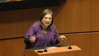 Senadora Xóchitl Gálvez presenta reserva a Ley de Ingresos de la Federación Ejercicio Fiscal 2024 [upl. by Kwon]