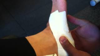 Proper athletic taping for Plantar Fascia support [upl. by Thorpe]