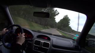 RENAULT SPORT CLIO 2 RS1 ONBOARD Little ride early evening  Petite balade en début de soirée [upl. by Druci816]