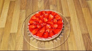 Backen • Rezept • ErdbeerQuark  SahneTorte • Bald ist Erdbeerzeit [upl. by Ninerb]