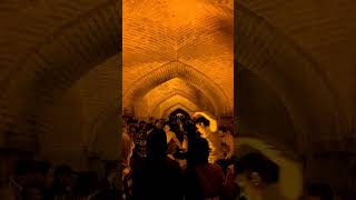 Dance beneath the Khaju Bridge in Isfahan Iran [upl. by Levon]