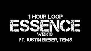 WizKid  Essence 1 Hour Loop Ft Justin Bieber Tems [upl. by Ardnahc]