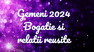 ✨ Horoscop 2024 GEMENI ♊️ Bani si relatii importante astrologie horoscop gemeni [upl. by Ardnohsal]