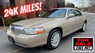 24k Mile GOLD 2005 Lincoln Town Car Signature Limited FOR SALE by Specialty Motor Cars [upl. by Lenahtan]