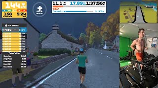 Half Marathon Run on Zwift  Live [upl. by Hollander292]